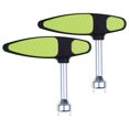 thumbnail image 1 of Yimiti 2Pcs Golf Shoe Spikes Wrench Stainless Steel And Plastic Golf Spike Removal Tool,Green, 1 of 7