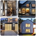 thumbnail image 3 of Liwarace Solar Outdoor Waterproof Up and Down Illuminated Wall Light, 3 of 6