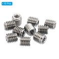 thumbnail image 3 of Unique Bargains Adaptateurs de Filetage Manchon Écrou Réducteur M8x1.25 Mâle à M4x0.7 Femelle pour Réparer Écrou Vis Réducteur 8mm 10 Pcs, 3 of 5