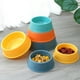 thumbnail image 5 of Pet Bowl Plastic Scrub Footprint Bowl Perro Gato Alimentación Agua Bowl Dog Bowl MFZFUKR CPB-DE-SSW2342-6, 5 of 5