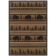 thumbnail image 4 of Oriental Weavers Hudson Area Rug 1066A Black Lodge Novelty 5' 3" x 7' 6" Rectangle, 4 of 5