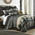 thumbnail image 1 of Donna Sharp Twin Quilt - Bear Walk Plaid Lodge Quilt with Bear Pattern - Machine Washable, 1 of 4