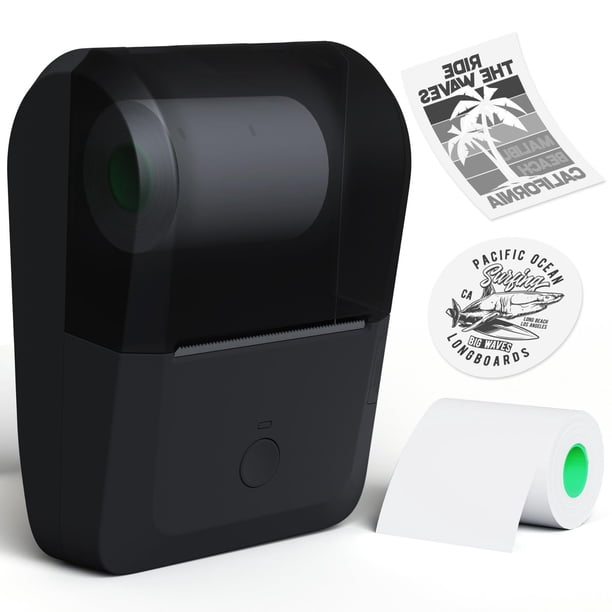Impresora Bluetooth Label Maker PeriPage PB20 de 5 cm con aplicación negra