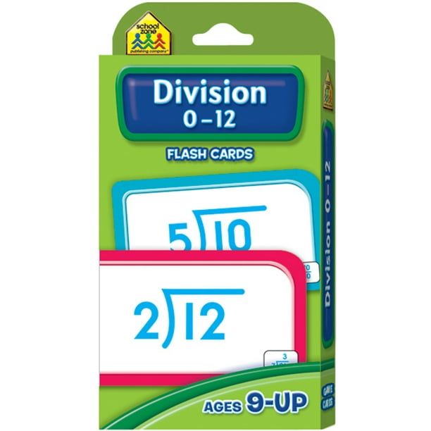 Cartes Flash-Division 0-12 52/Pkg