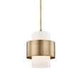 thumbnail image 2 of 8611-AGB-Hudson Valley Lighting-Corinth One Light Small Pendant - 11 Inches Wide by 23 Inches High-Aged Brass Finish, 2 of 4