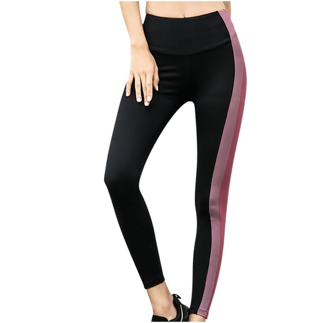 LOVZFMLL Pantalon pour Femme, Pantalon de Sport Uni à Taille Extensible pour le Yoga Rouge, TG