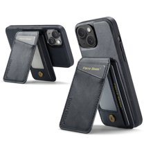 Compatible with Magsafe Magnetic 2 in 1 Detachable Wallet Case with Card Holder for iPhone 13, for Women Men, PU Leather Flip Kickstand Credit Slots for iPhone 13, Black