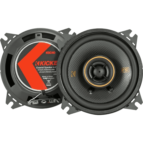 BOCINA KICKER 4" CON TWEETER 0.5 PULGADAS 4 OHMIOS