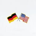 thumbnail image 2 of CafePress - German American Flags Body Suit - Baby Light Bodysuit, Size Newborn - 24 Months, 2 of 4