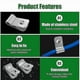 thumbnail image 5 of 100 Pcs Fence Wire Clamps with Screws Stainless Steel Rust-Resistant Clips for 12-16 Gauge Garden Ya, 5 of 5
