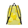 thumbnail image 3 of Balery Bright Lemons Vintage Canvas Backpack for Men and Women - Large Capacity, Durable Travel Laptop Bag for School, Work, Hiking, and Outdoor Activities, 3 of 7