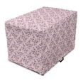 thumbnail image 1 of Watercolor Dog Crate Cover, Interpretation of Floral Elements on Branches Rosy Blossoms, Easy to Use Pet Kennel Cover Small Dogs Puppies Kittens, 7 Sizes, Rose Pink, by Ambesonne, 1 of 6