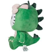 Hello Kitty 862915 12 in. Hello Kitty Dinosaur Plush Figurine, Green