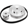 thumbnail image 3 of 20PS Synchronous Wheel 20&60 Teeth 5mm Bore Aluminum Timing Pulley, 3 of 6
