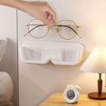 thumbnail image 6 of 2Pcs Punch-Free Sunglasses Storage Wall Shelf Glasses Storage Box Stick On Floating Shelf Wall-Hanging No-Drilling Organizer, 6 of 8