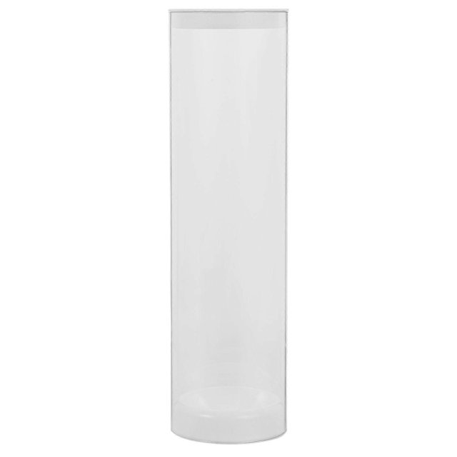 Transparent Badminton Tube Portable Shuttlecock Storage Container Lightweight Plastic Badminton Shuttlecocks Tube For Sports And Gym Use (L)