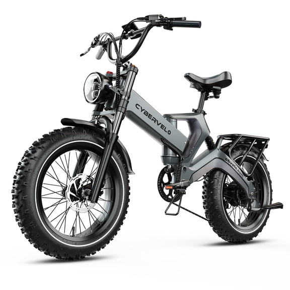 1000W(Peak 2000W) Folding Electric Bike for Adults,35MPH 100Mile,48V 25Ah Removable Battery,20" x 4.0 Fat Tire Foldable Electric Bicycle,8-Speed Electric Mountain E-Bike, Commuter Ebikes