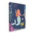 thumbnail image 3 of Stupell Industries Happy Mermaid Dancing Boombox Graphic Art Gallery Wrapped Canvas Print Wall Art, Design by Nikita Jariwala, 3 of 7