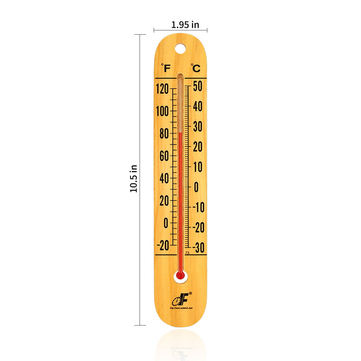 Dial Thermometer Outdoor Thermometers For Patio Clearly Display Highly  Transparent Curved Glass Outdoor Thermometers For Patio - AliExpress