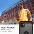 thumbnail image 3 of AmPm Tough Armor Works with Apple iPhone 11 Case (2019) - XP Gunmetal, 3 of 8