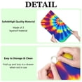 thumbnail image 6 of Colorful Rainbow Tie Dye Spiral Pattern Dish Drying Mat for Kitchen 1 Pack, Ultra Absorbent Microfiber Dishes Drainer Mats,16"x18", 6 of 6