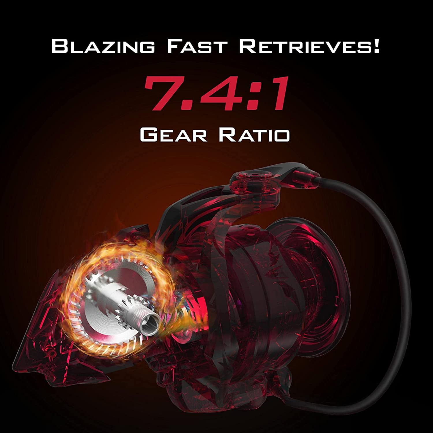 KastKing Speed Demon Elite Spinning Reel - FIshing Spinning Reel 7.4:1 Ratio– Fresh or Saltwater Fishing Reel