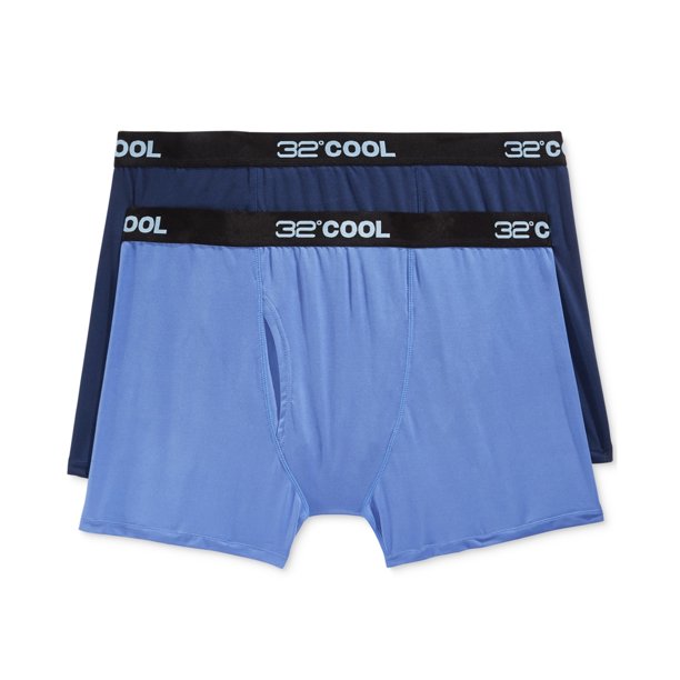 Calzoncillos tipo bóxer Weatherproof paquete de 2 azul grande