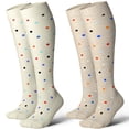 thumbnail image 1 of Calcetines de compresión LEVSOX de algodón 20-30 mmHg para mujeres y hombres, 1 of 7