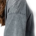 thumbnail image 4 of Women's Gameday Couture Gray Michigan State Spartans Snow Washed Relaxed Fit Classic T-Shirt, 4 of 4