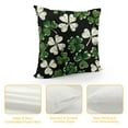 thumbnail image 4 of Decorative Throw Pillow Covers, Black White Check Stripes Outdoor Home Decor, Holiday Couch Cushion Case, 4 of 5