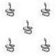 thumbnail image 1 of Minnieouse Anillos de tamaño ajustable para hombre, anillo de amistad exagerado abierto gótico, suministro de joyería de aleación, ropa de fiesta, plata Type2 NO2 Minnieouse CBP387228, 1 of 5