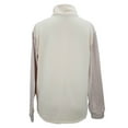 thumbnail image 2 of Half Zip Pullover Women 2025 Fall Winter Long Sleeve Color Block Collared Loose Sweatshirt Pullover Tops, 2 of 5