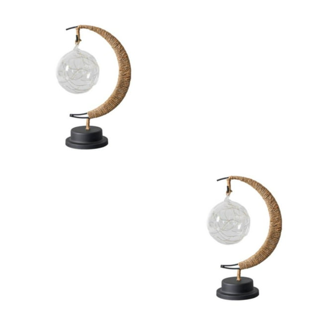 VONKY Moon Lamp With Stand Durable And Long-Lasting For Daily Beautiful Gifts warm light 2Set