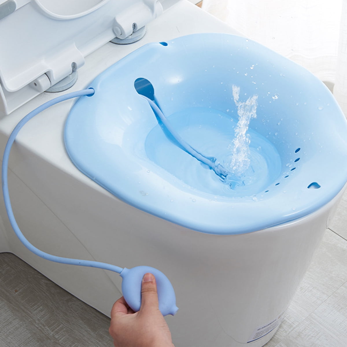 Thickened Toilet Sitz Bath Tub with Hand Sprayer Function ...