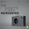 thumbnail image 2 of Reproductor de casetes We Are Rewind con Bluetooth y grabadora, gris, 2 of 8