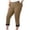 Khaki, variant on VBVC Women's Plus Size Capri Leggings,Ladies Stretchy Breathable Pants,High Waist Sweatpants For Women,Blue,S-5XL