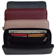 thumbnail image 2 of Women RFID Bifold Ladies Cluth Wristlet Wrist Strap Long Purse Leather Wallet, 2 of 28