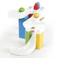 thumbnail image 1 of DOLU Marble Run Big Tube Ball Tower with Building Blocks Toy Playset for Kids, 1 of 4