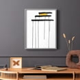 thumbnail image 6 of Golden Waterfall II in Gray Solid Wood 22 x 28 Framed Print, 6 of 6