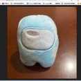 thumbnail image 1 of Muñeco de peluche 3Dlindos juguetes de animales para juegos con sonido BB (azul claro) Ehuebsd Para estrenar, 1 of 1