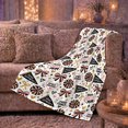 thumbnail image 6 of Cheerleading Spirit Family Pom-Pom Heart Bow Design, Festive Artistic Scene, Warm Flannel Blanket for Living Room and Bedroom, Art Lovers decorative theme Gift, Artistic Home Decor, 6 of 9