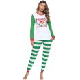thumbnail image 2 of Purcoar Matching Christmas Family Pajamas Cotton Printing Sleepwear Women S-XXL, 2 of 10