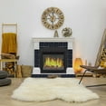 thumbnail image 4 of Mi Alma Black Solid Color Peel & Stick Vinyl Backsplash Tiles 5x5, 24 pcs, 4 of 13