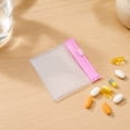 thumbnail image 2 of Dreisshy Zipper Pouch, Travel Size Containers for Travel, Pill Pouch Organizer 2.95X2.8in Reusable Waterproof Pill Pouches, Pink, 2 of 6