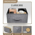 thumbnail image 5 of Sorbus 2-Drawer Nightstand Side Table: Cozy Bedside Storage & Functional Accent Piece (Set of 2), 5 of 8