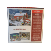 The Jigsaw Puzzle Factory Holiday Collection: Rustic Christmas 500-Piece Puzzle