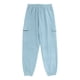 thumbnail image 5 of Puntoco Pantalones casuales largos para hombre Pantalones con puños de otoño para hombre Pantalones lisos con múltiples bolsillos y cordón Pantalones largos de relajación, 5 of 5
