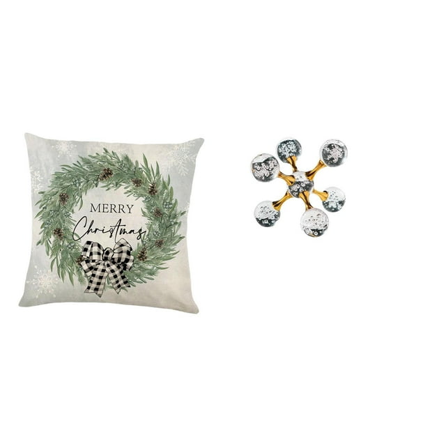 Funda de cojín festiva, moderna funda de almohada decorativa, adorno para sofá, escritorio, oficina, estante, sala de estar, decoración del hogar