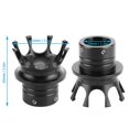 thumbnail image 3 of Front Axle Cap Covers Distinctive Crown Styling CNC Aluminum Alloy for Motorbike ModificationBlack, 3 of 5