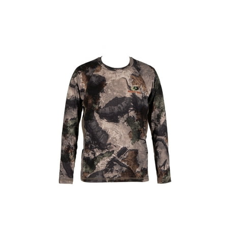 Mossy Oak Youth Long Sleeve Camouflage Hunting Performance Shirt Mossy Oak Terra Gila M